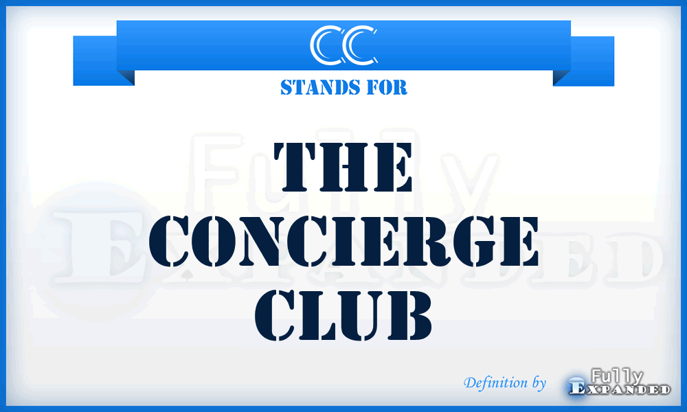 CC - The Concierge Club