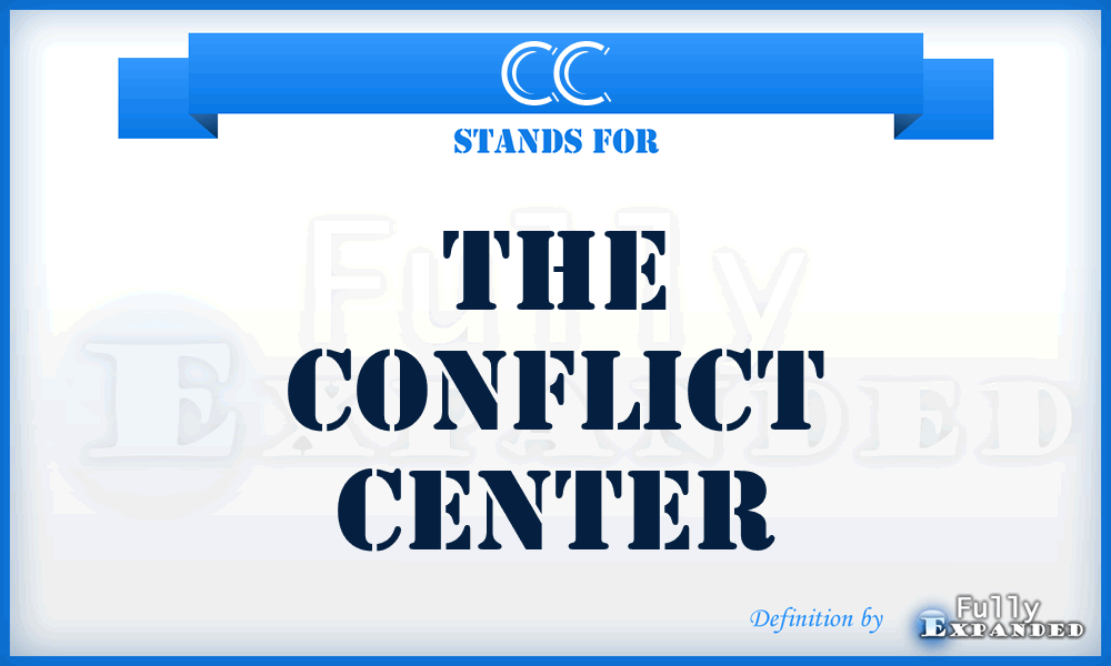 CC - The Conflict Center