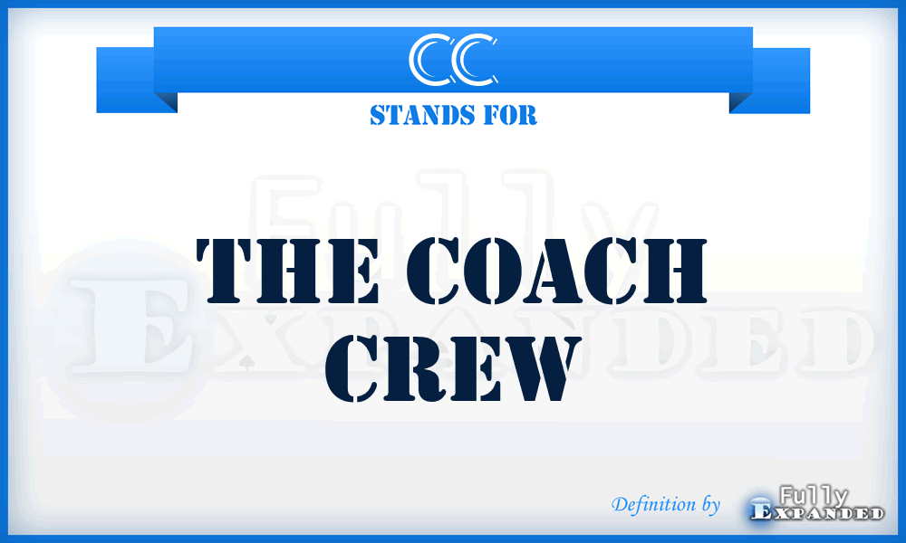 CC - The Coach Crew