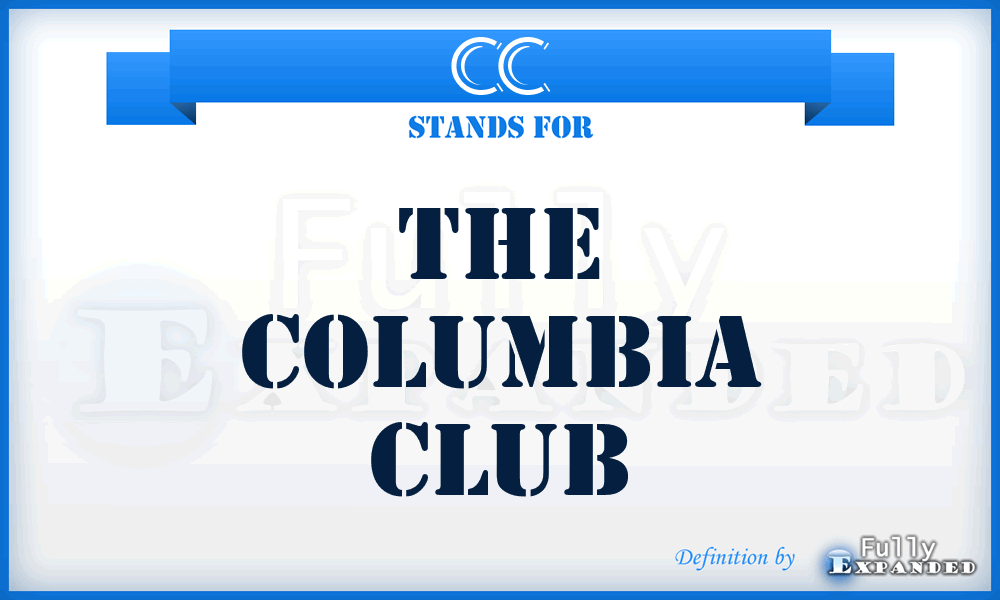 CC - The Columbia Club