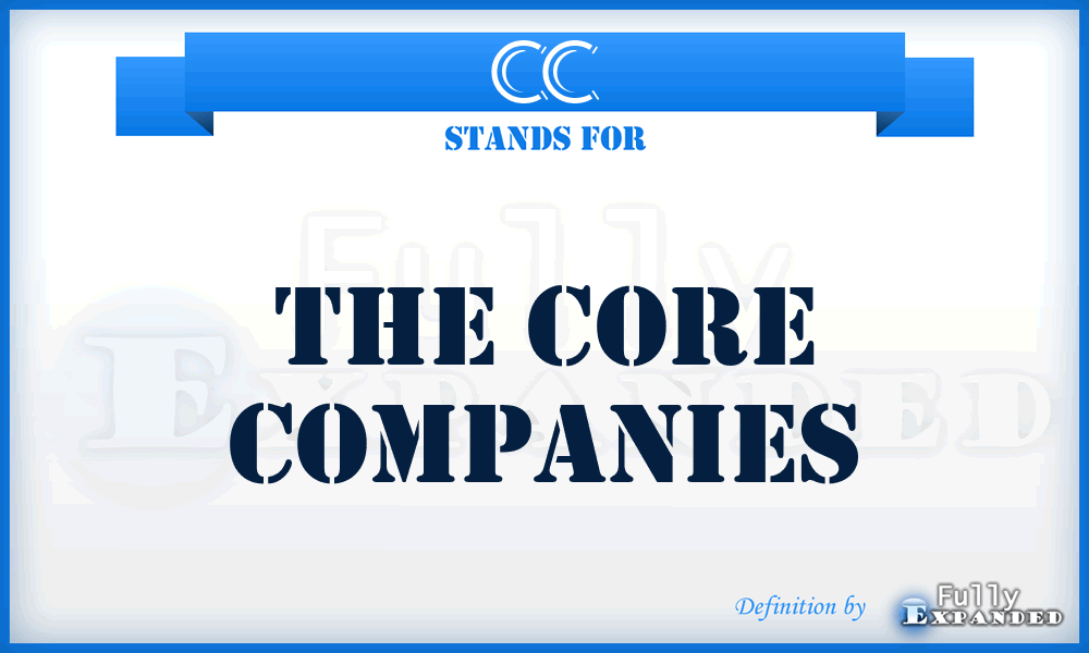 CC - The Core Companies