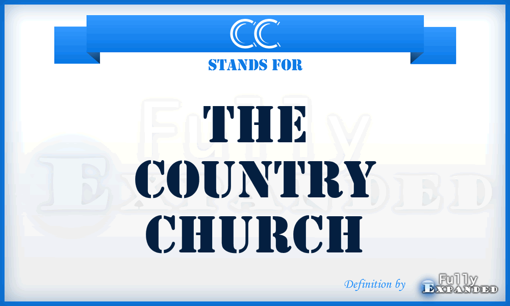 CC - The Country Church