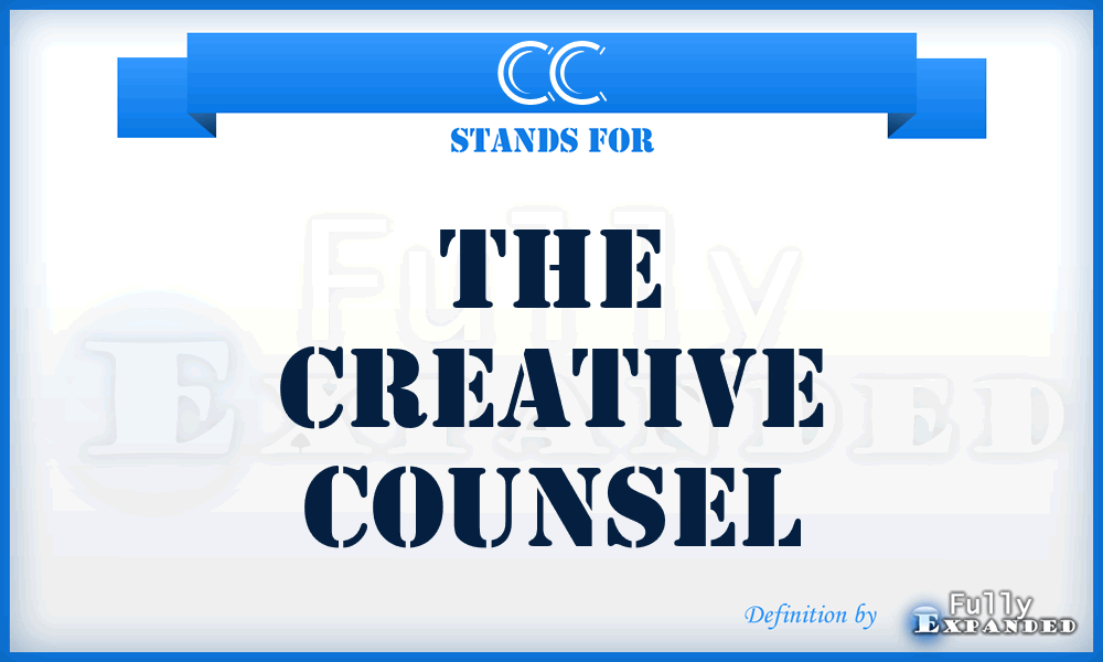 CC - The Creative Counsel