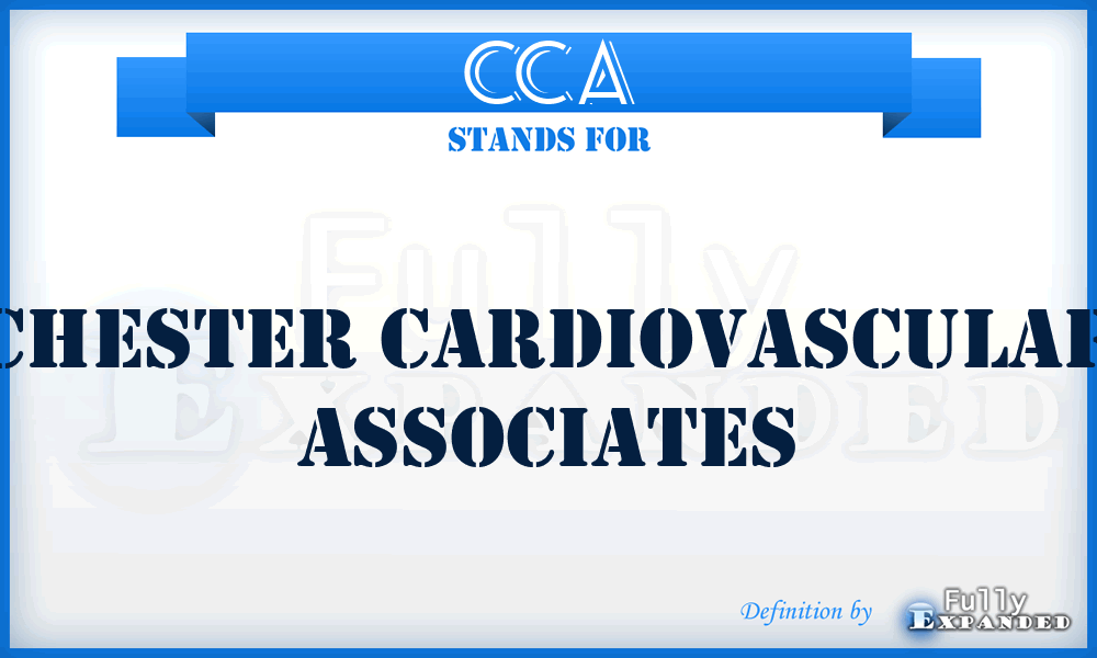 CCA - Chester Cardiovascular Associates