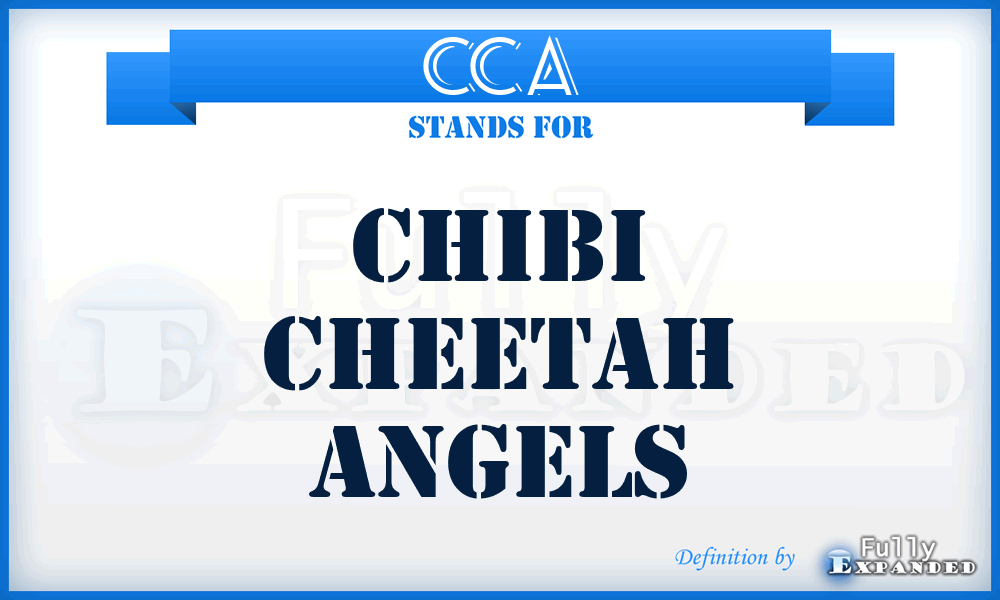 CCA - Chibi Cheetah Angels