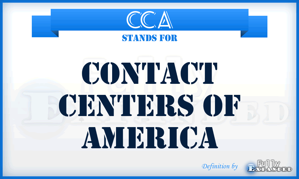 CCA - Contact Centers of America