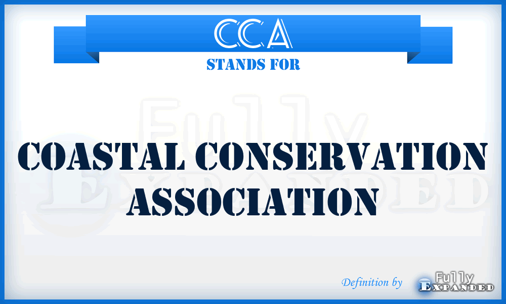 CCA - Coastal Conservation Association