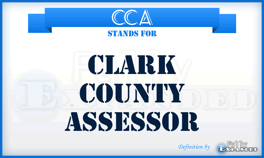 CCA - Clark County Assessor