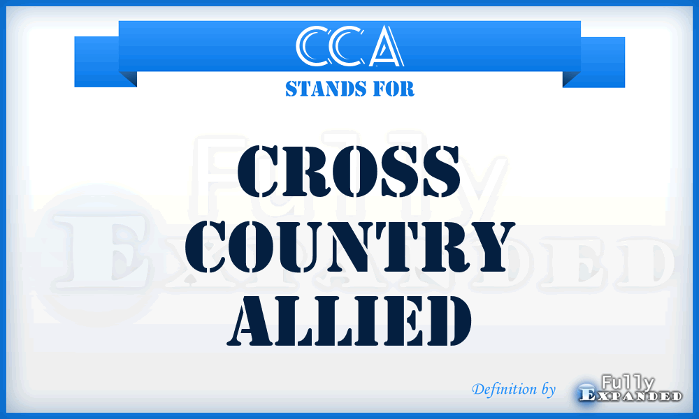 CCA - Cross Country Allied