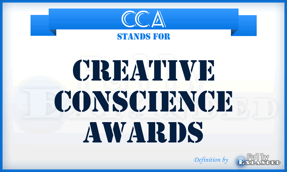 CCA - Creative Conscience Awards