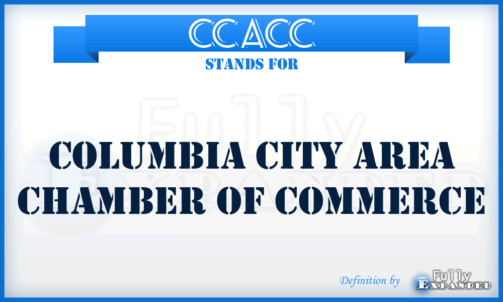 CCACC - Columbia City Area Chamber of Commerce