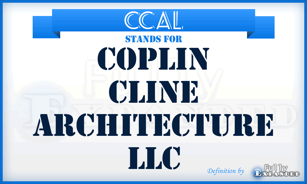 CCAL - Coplin Cline Architecture LLC