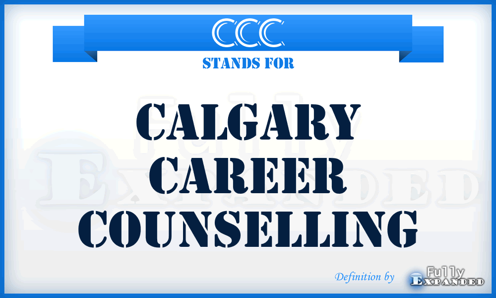 CCC - Calgary Career Counselling