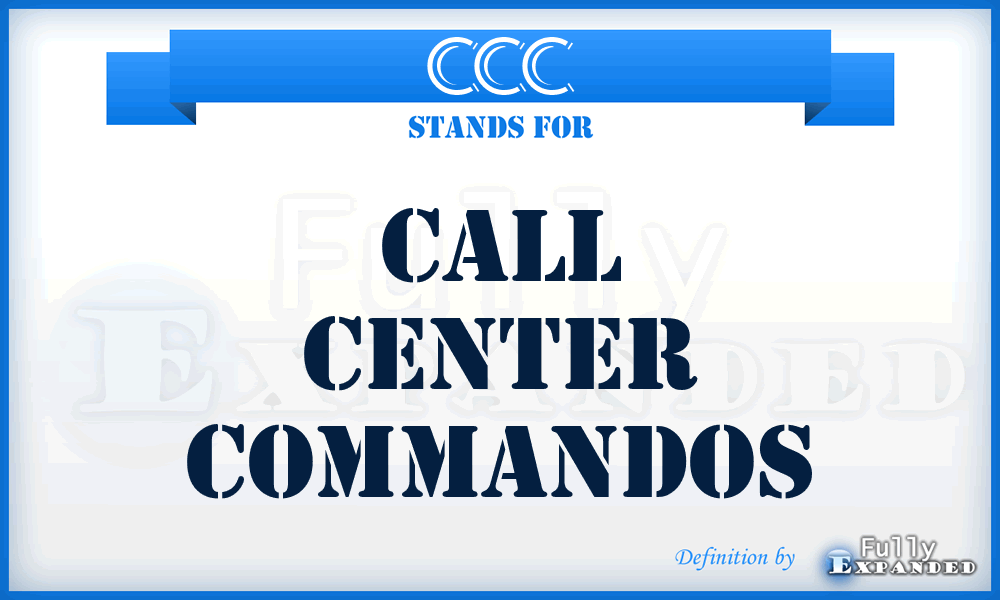 CCC - Call Center Commandos
