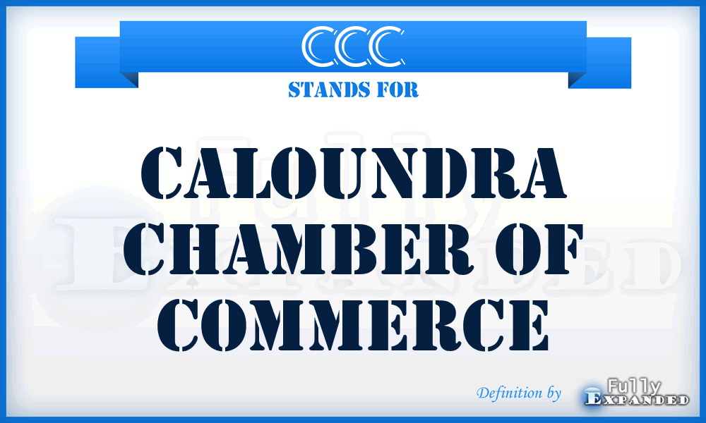 CCC - Caloundra Chamber of Commerce