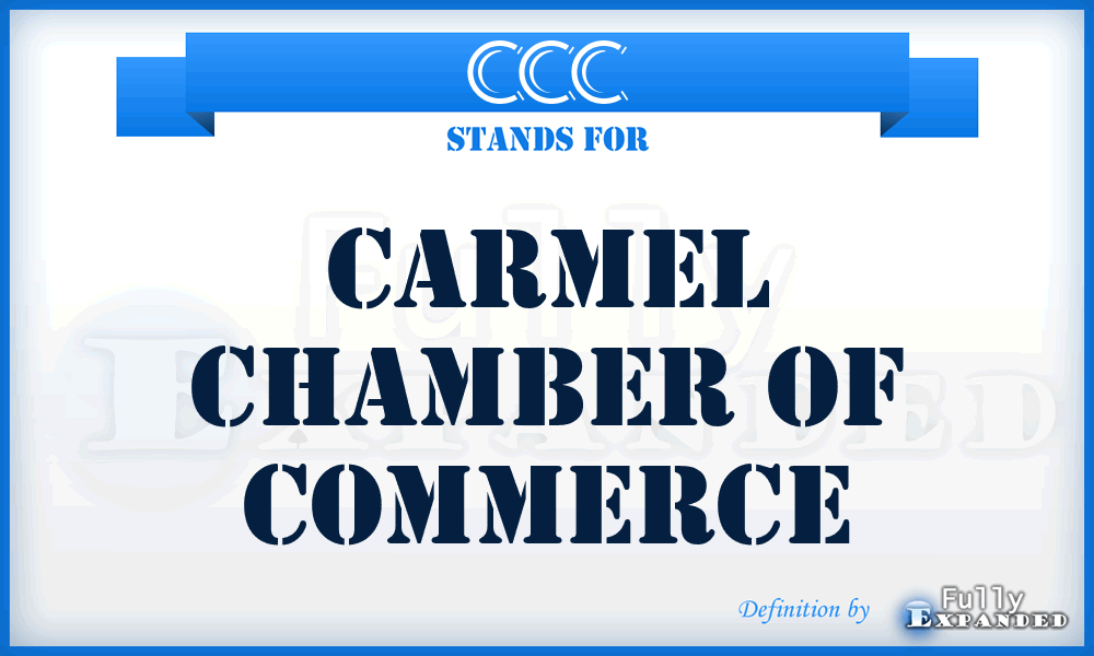 CCC - Carmel Chamber of Commerce