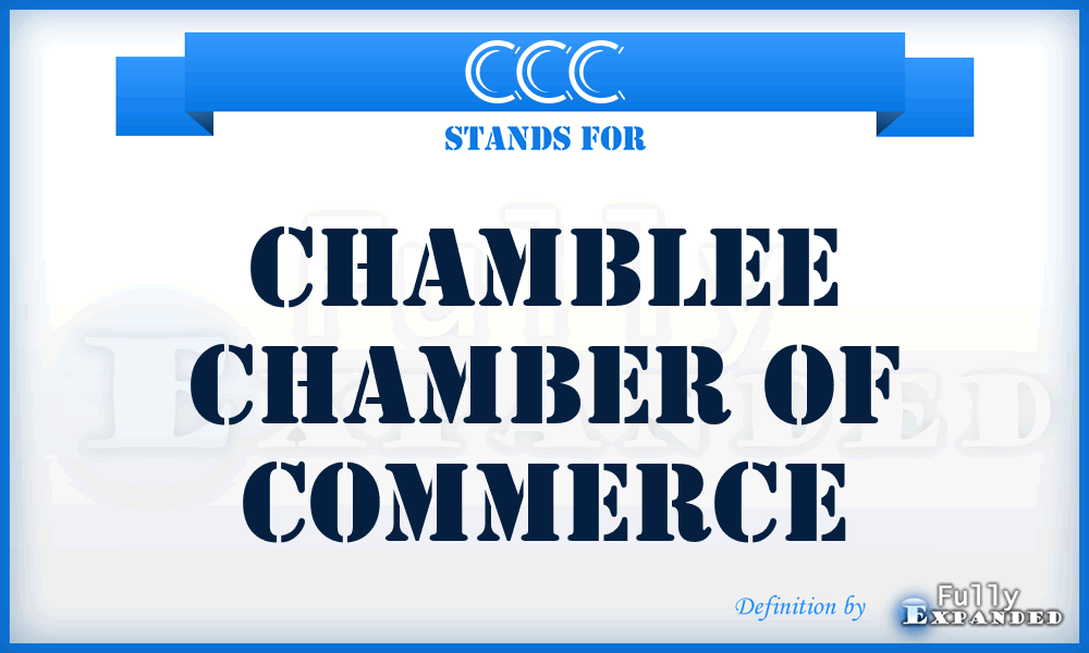 CCC - Chamblee Chamber of Commerce