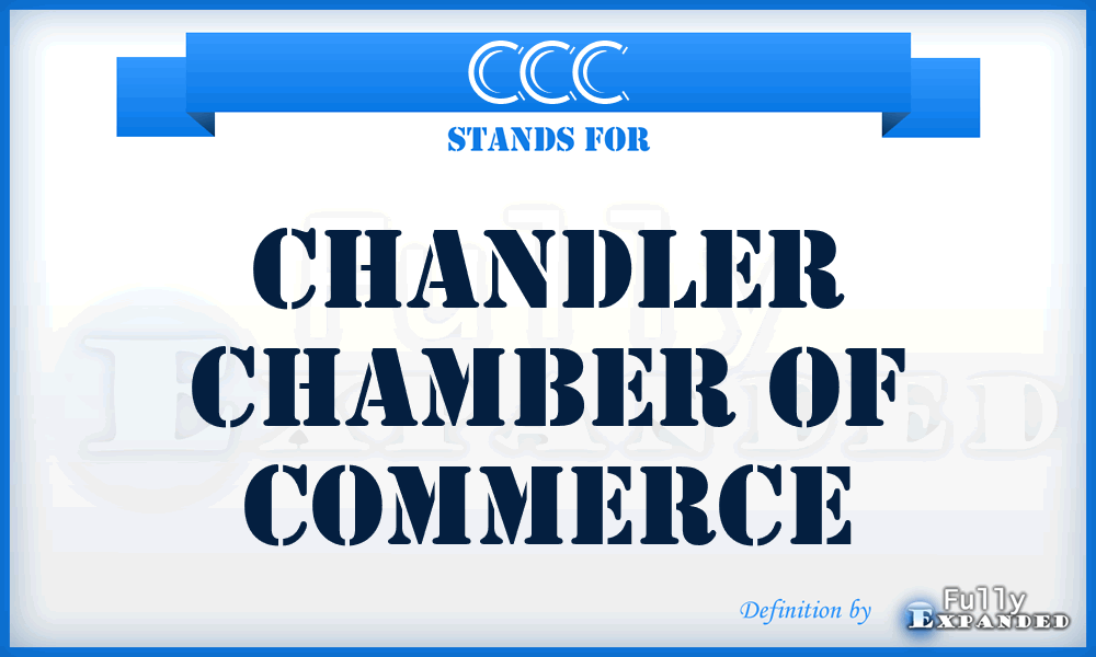 CCC - Chandler Chamber of Commerce