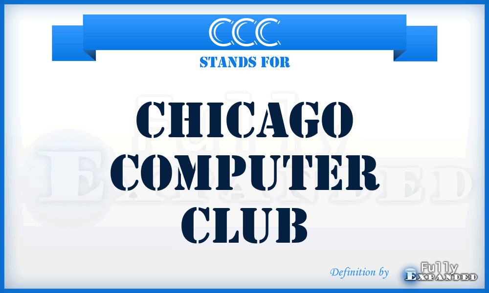 CCC - Chicago Computer Club