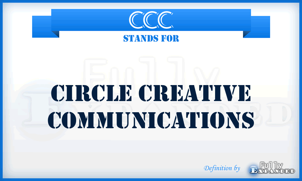 CCC - Circle Creative Communications