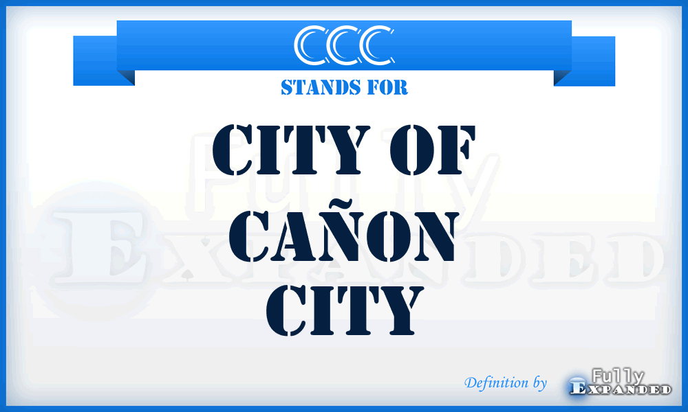 CCC - City of Cañon City