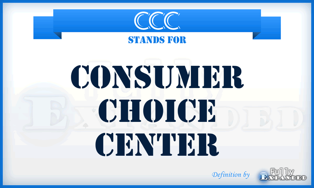 CCC - Consumer Choice Center