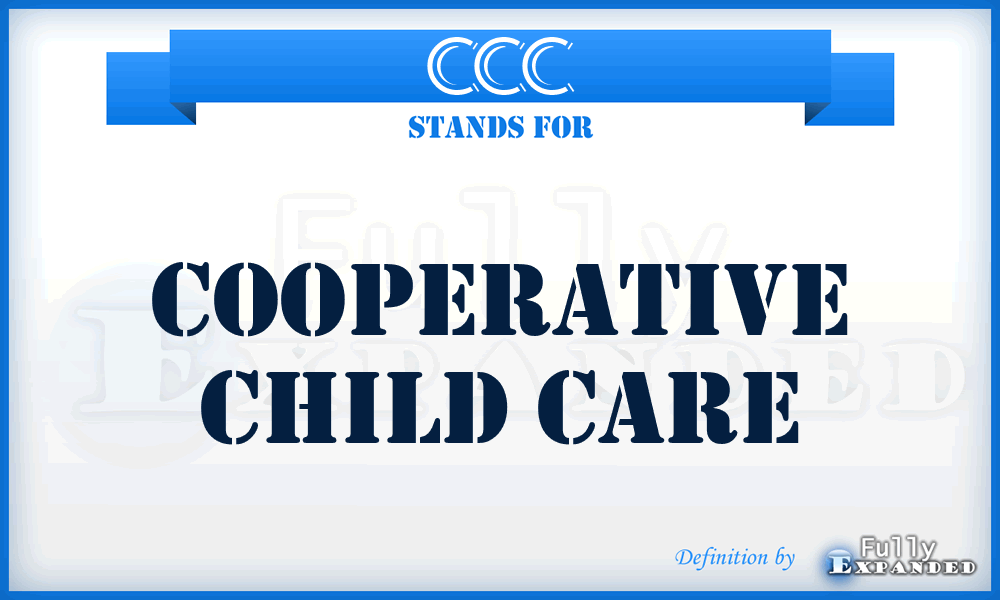 CCC - Cooperative Child Care