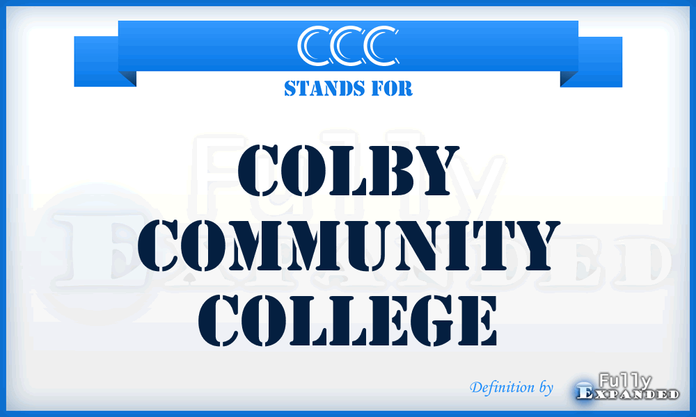 CCC - Colby Community College