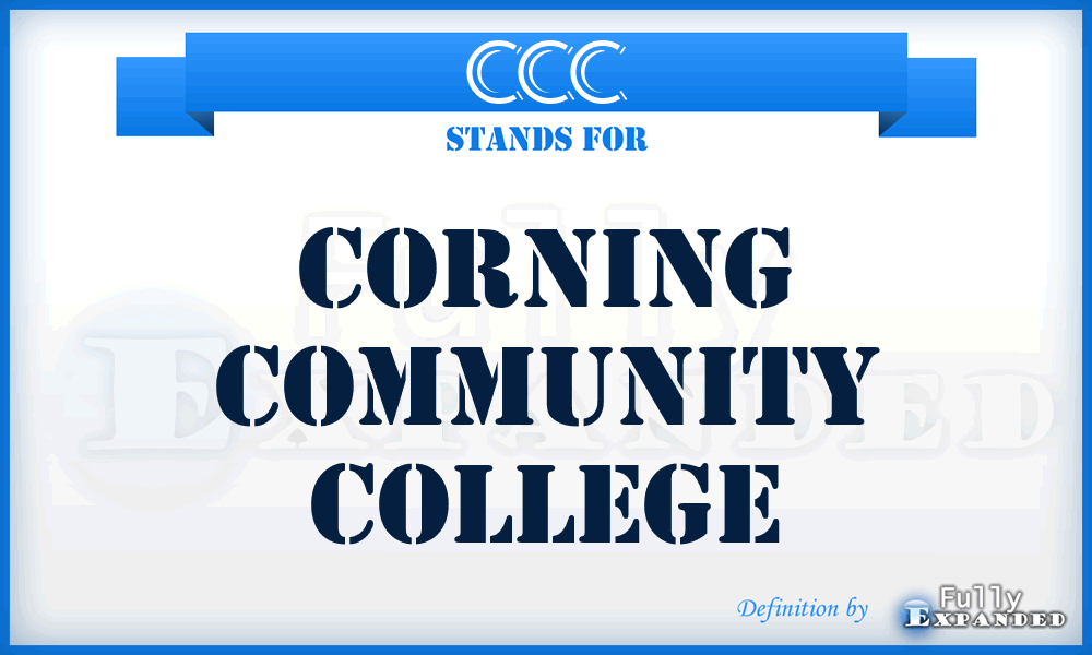 CCC - Corning Community College