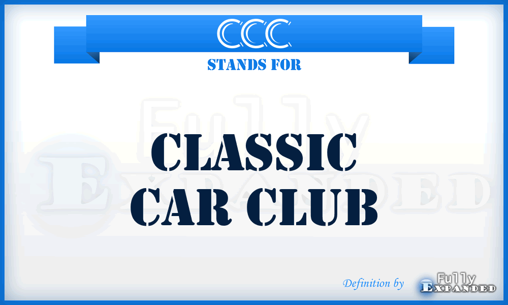 CCC - Classic Car Club