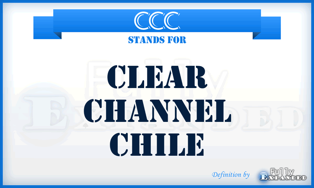 CCC - Clear Channel Chile