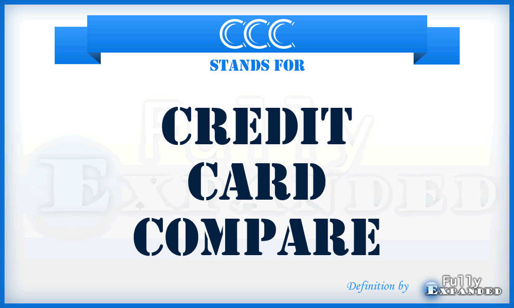CCC - Credit Card Compare