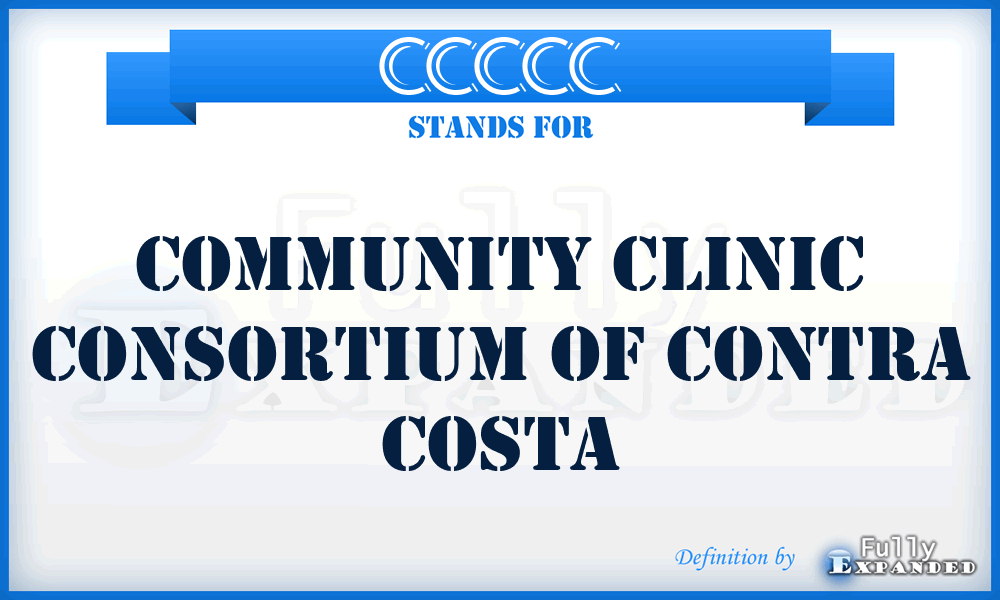 CCCCC - Community Clinic Consortium of Contra Costa