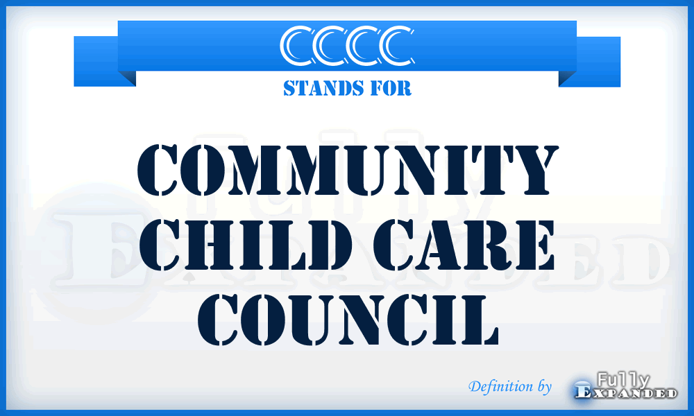 CCCC - Community Child Care Council