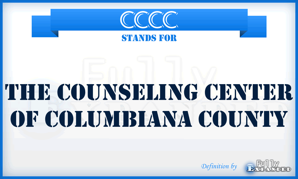 CCCC - The Counseling Center of Columbiana County