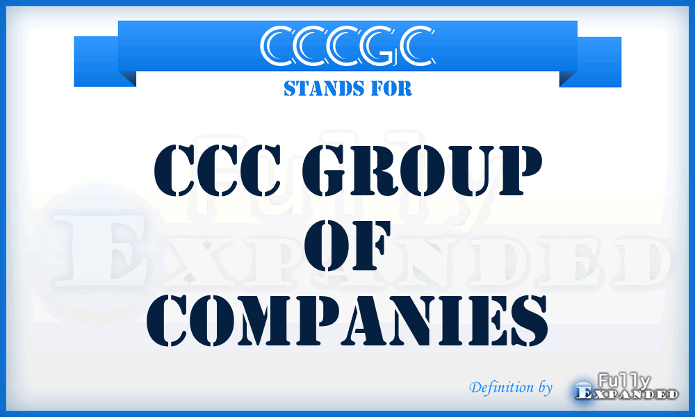 CCCGC - CCC Group of Companies