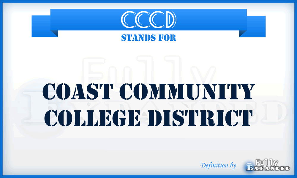 CCCD - Coast Community College District