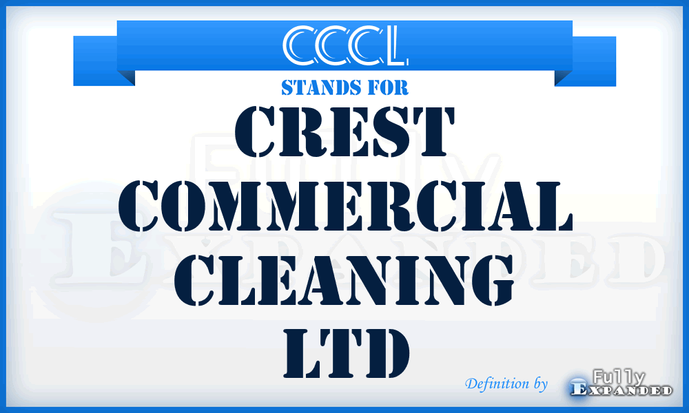 CCCL - Crest Commercial Cleaning Ltd