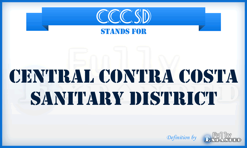CCCSD - Central Contra Costa Sanitary District