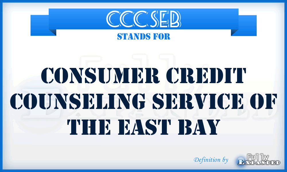 CCCSEB - Consumer Credit Counseling Service of the East Bay