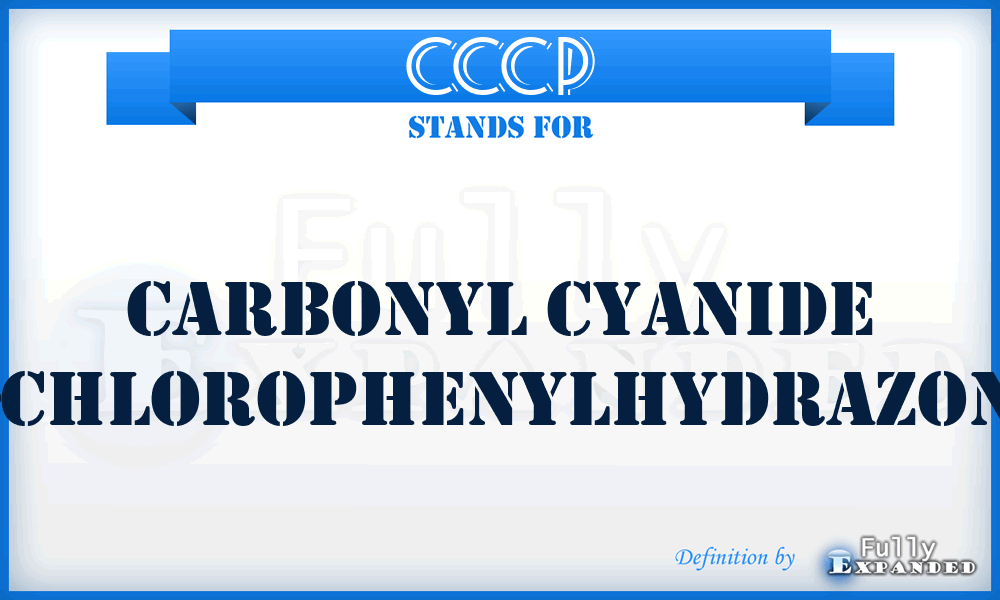CCCP - Carbonyl Cyanide 3-ChloroPhenylhydrazone