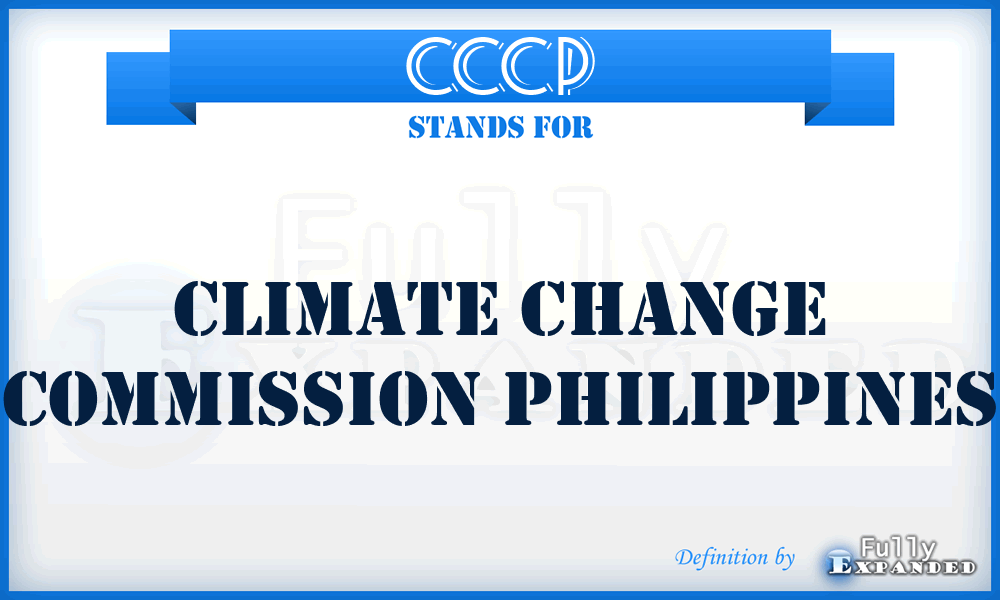 CCCP - Climate Change Commission Philippines