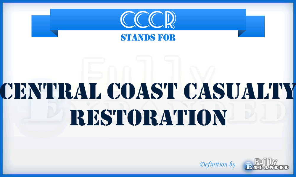 CCCR - Central Coast Casualty Restoration