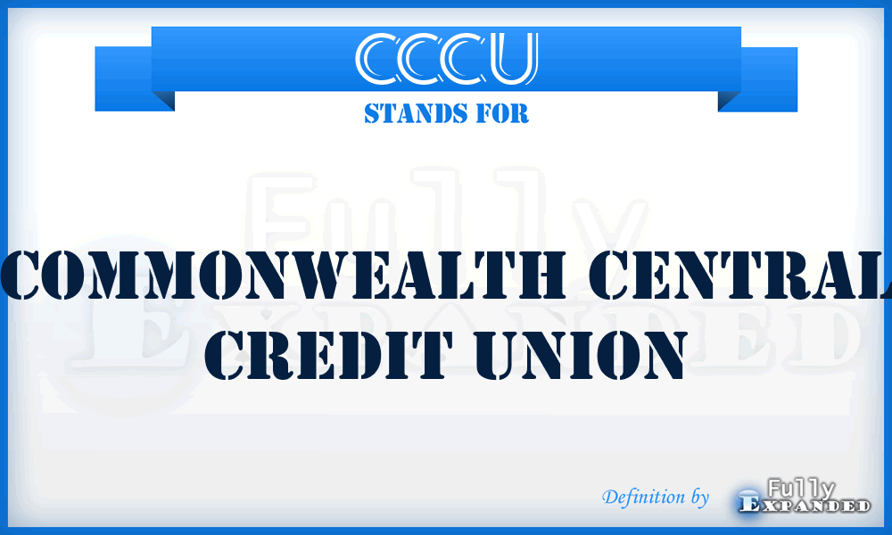 CCCU - Commonwealth Central Credit Union