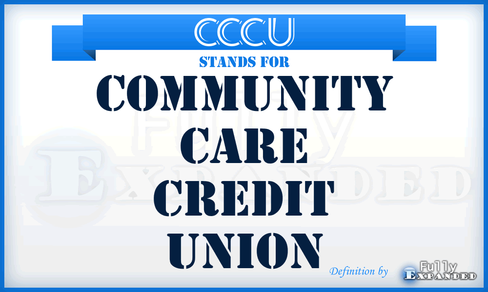 CCCU - Community Care Credit Union