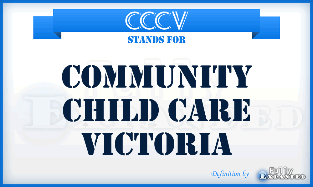 CCCV - Community Child Care Victoria