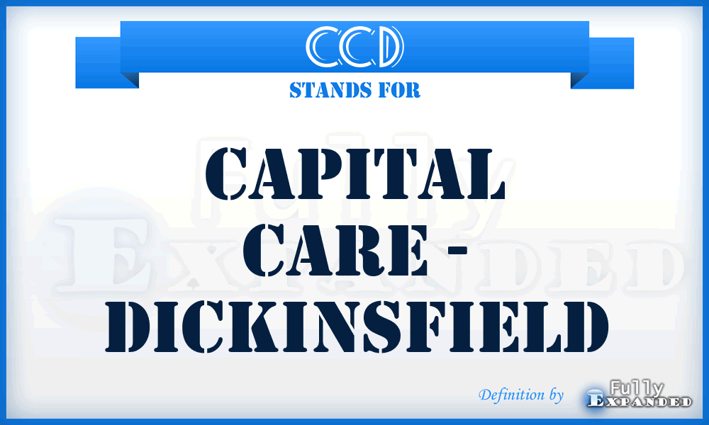 CCD - Capital Care - Dickinsfield