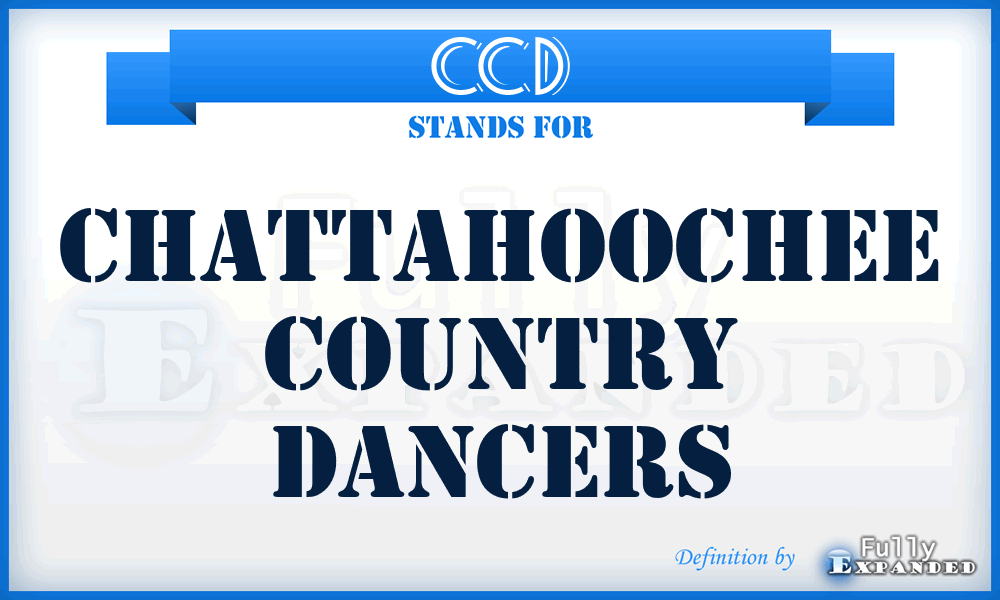 CCD - Chattahoochee Country Dancers