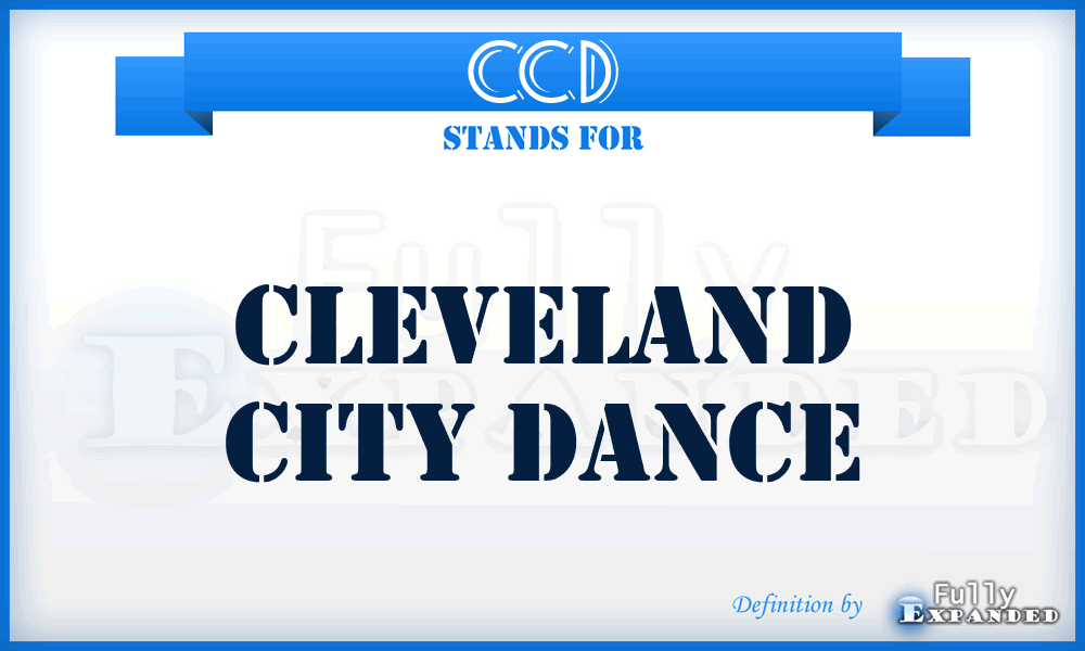 CCD - Cleveland City Dance