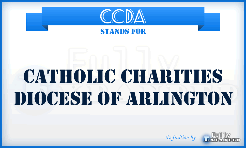 CCDA - Catholic Charities Diocese of Arlington